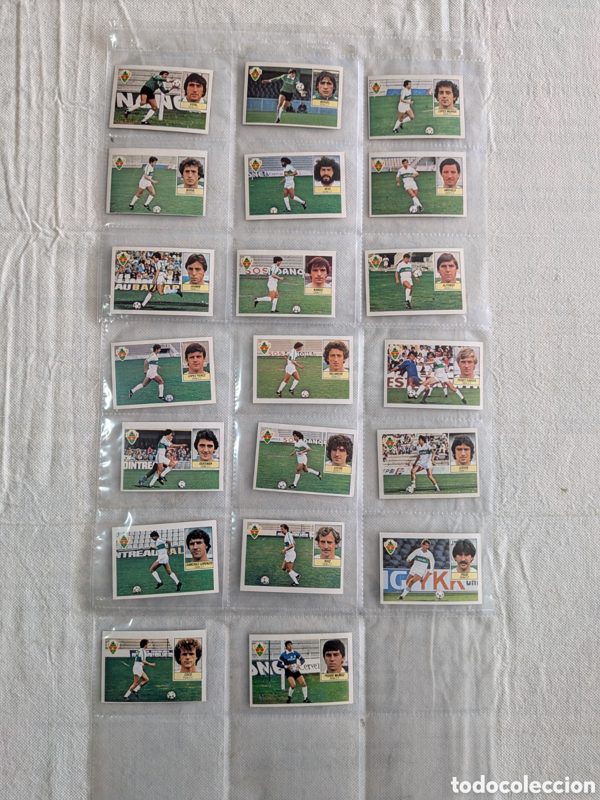 Cromos de Futebol: LOTE DE 20 CROMOS DIFERENTES LIGA 84 85 ESTE. ELCHE. EXCELENTE ESTADO