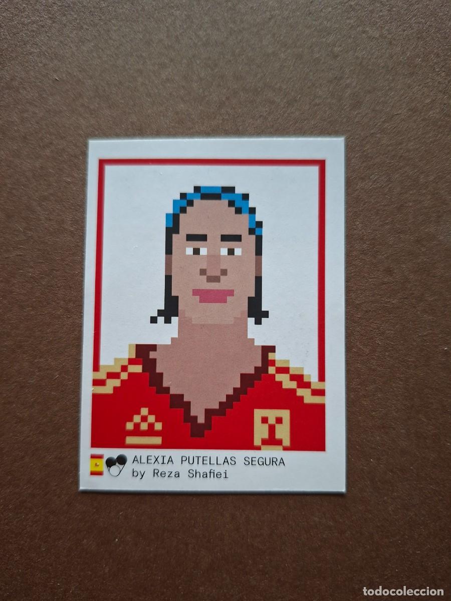 Cromos de f&uacute;tbol: 122 ALEXIA PUTELLAS DISE&Ntilde;O BY REZA SHAFLEI ESPA&Ntilde;A TSCHUTTI TSCHUTTIHEFTLI WOMEN'S EUROCOPA EURO 2022