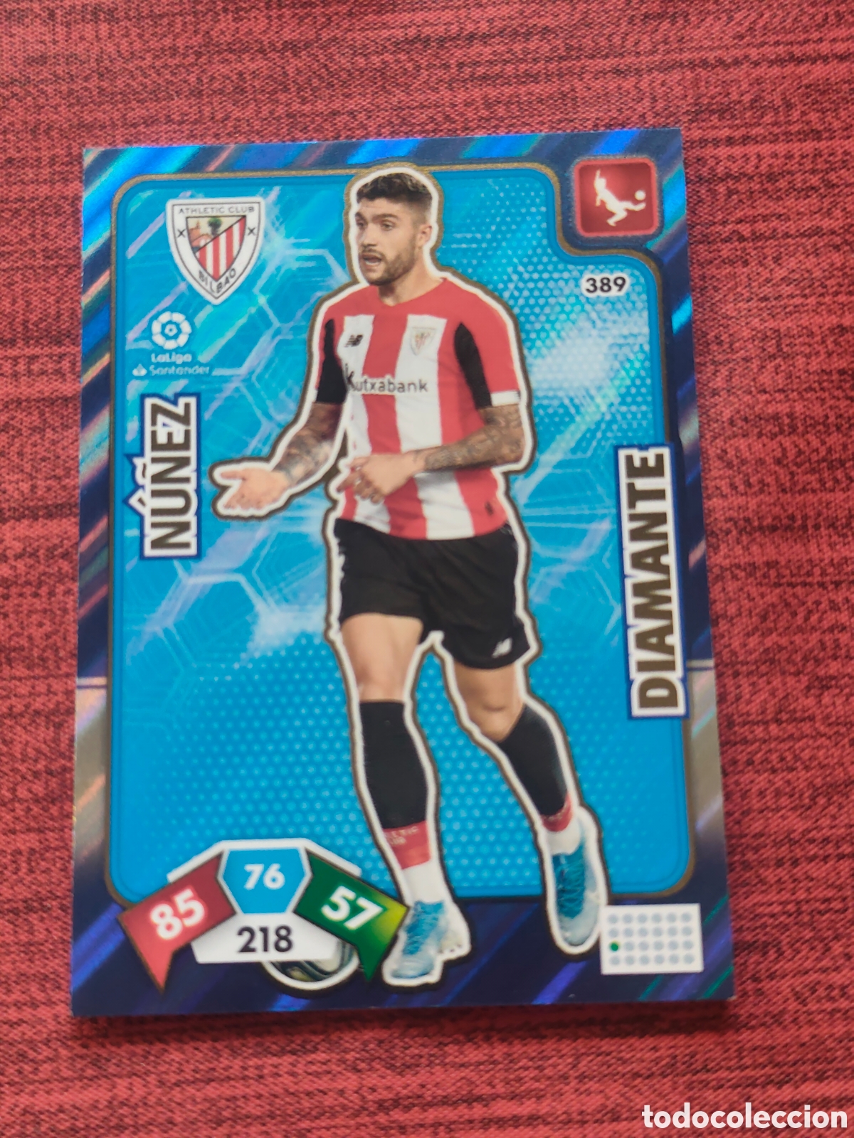 Cromos de f&uacute;tbol: DIAMANTE 389 N&Uacute;&Ntilde;EZ ATHLETIC BILBAO ADRENALYN XL 2019 2020
