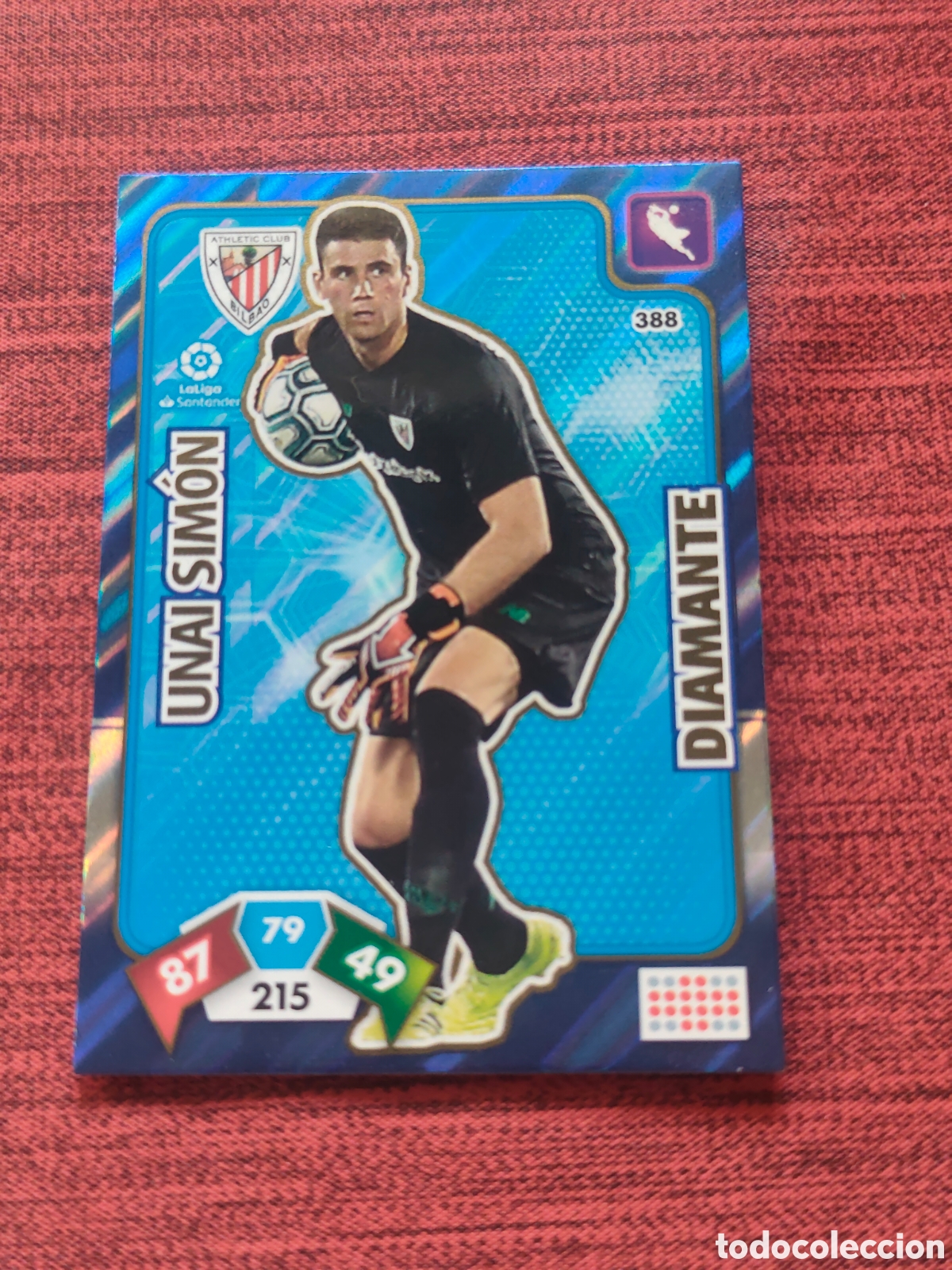 Cromos de f&uacute;tbol: DIAMANTE 388 UNAI SIM&Oacute;N ATHLETIC BILBAO ADRENALYN XL 2019 2020