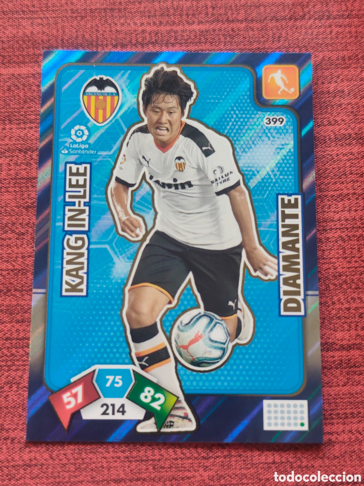 Cromos de f&uacute;tbol: DIAMANTE 399 KANG IN-LEE VALENCIA ADRENALYN XL 2019 2020