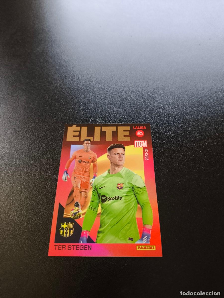 Cromos de f&uacute;tbol: 14 Ter Stegen BARCELONA ELITE PANINI LIGA MEGACRACKS MGK 2023 2024 23 24 NO ESTE