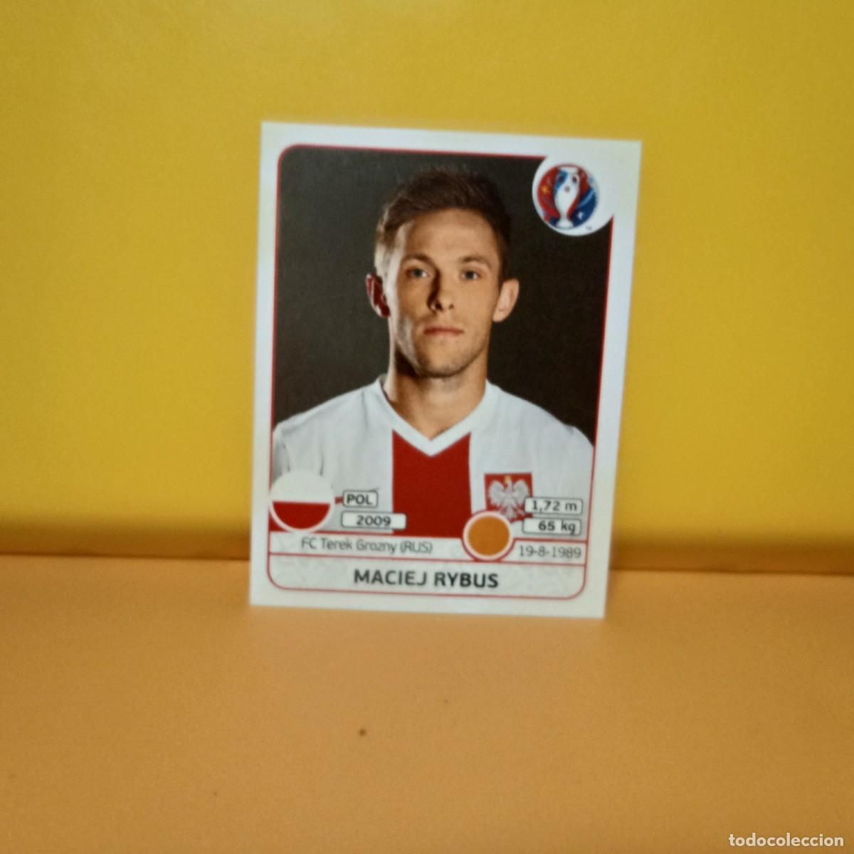 Cromos de f&uacute;tbol: PANINI EURO 2016 FRANCE; EUROCOPA FRANCIA: POLONIA RYBUS 303