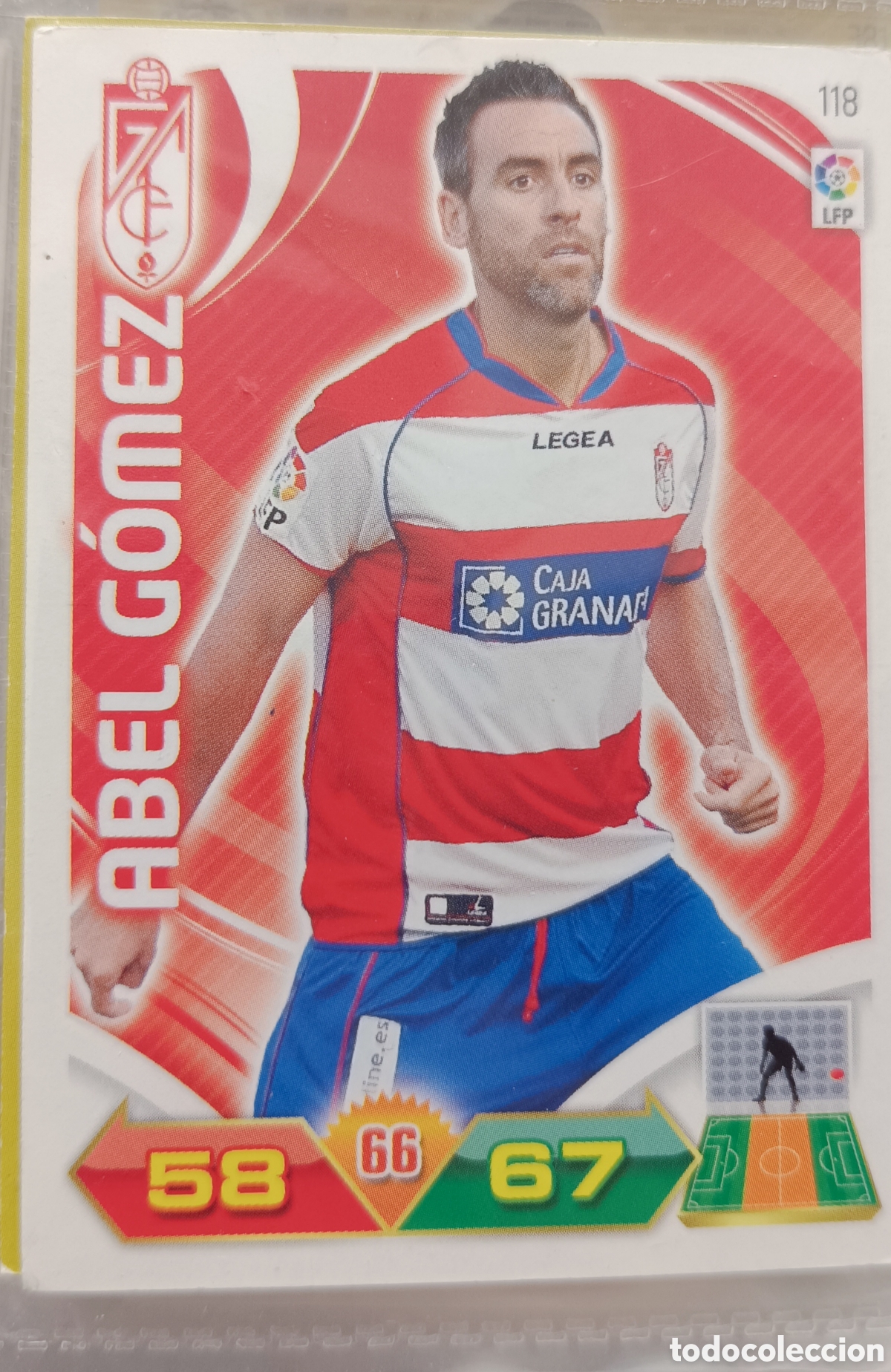 Cromos de f&uacute;tbol: 118 Abel G&oacute;mez adrenalyn 11/12