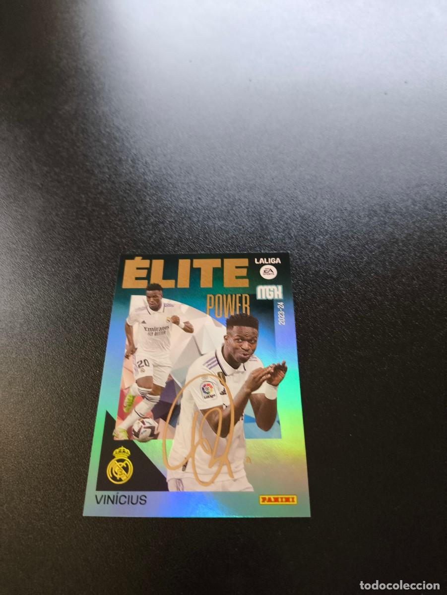 Cromos de f&uacute;tbol: 16 Vinicius REAL MADRID ELITE POWER PANINI LIGA MEGACRACKS MGK 2023 2024 23 24 NO ESTE