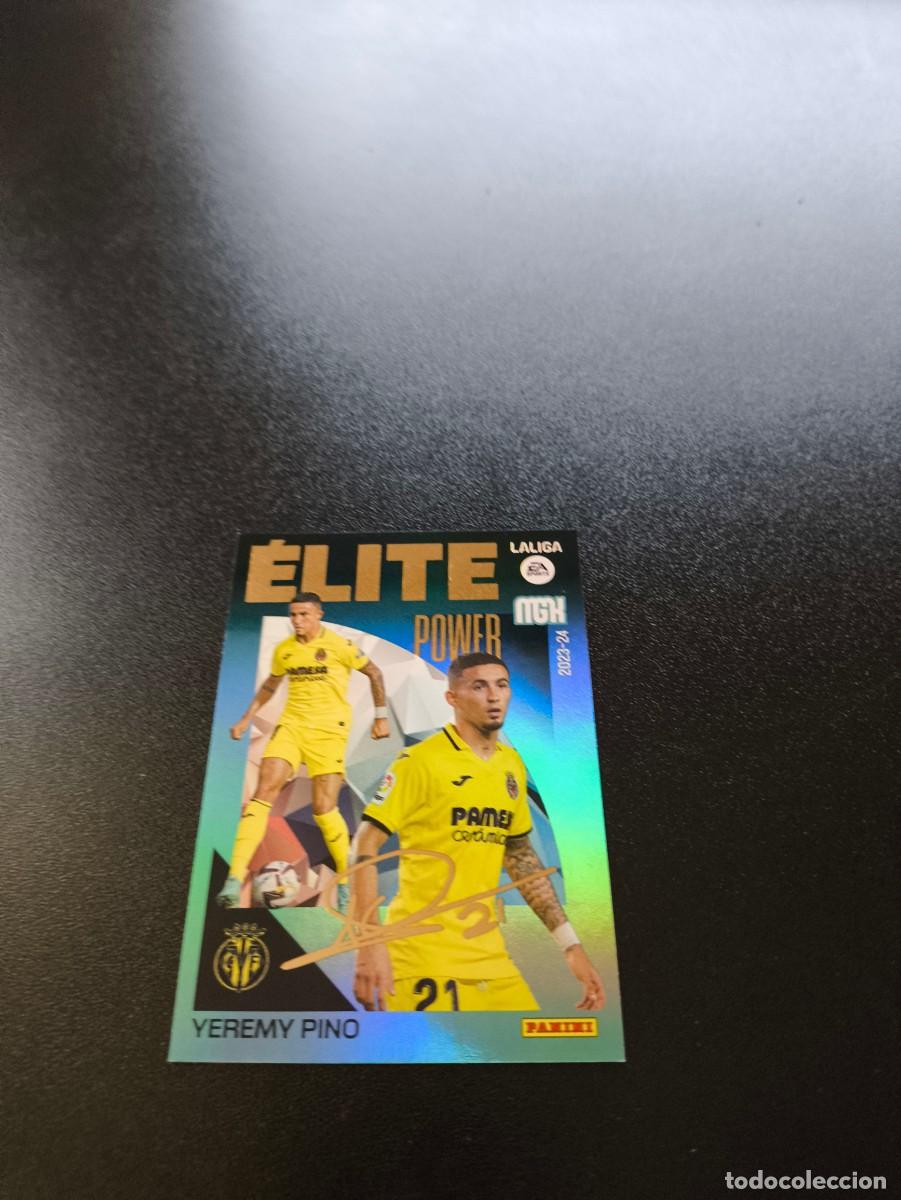 Cromos de f&uacute;tbol: 17 Yeremy Pino VILLARREAL ELITE POWER PANINI LIGA MEGACRACKS MGK 2023 2024 23 24 NO ESTE