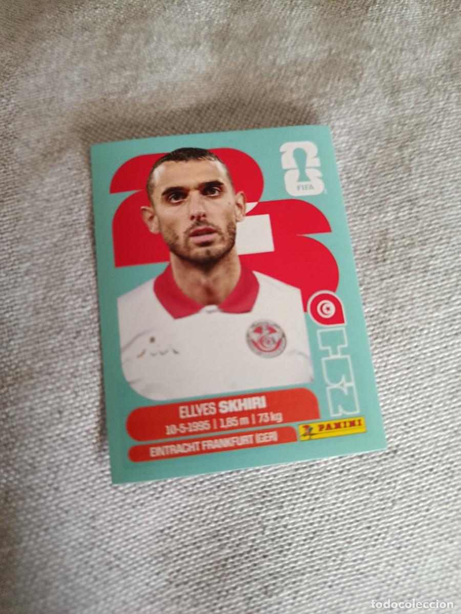 Cromos de f&uacute;tbol: Mundial Estados Unidos-Mexico-Canad&aacute; 2026. 9- Skhiri. T&uacute;nez. Nunca pegado.