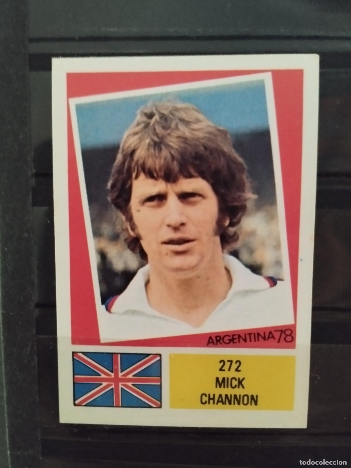 Cromos de f&uacute;tbol: MUNDIAL DE FUTBOL ARGENTINA 1978. ED. FHER. N 272. MICK CHANNON. INGLATERRA.