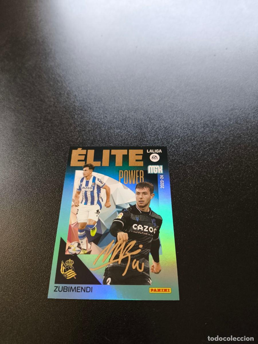 Cromos de f&uacute;tbol: 18 Zubimendi REAL SOCIEDAD ELITE POWER PANINI LIGA MEGACRACKS MGK 2023 2024 23 24 NO ESTE