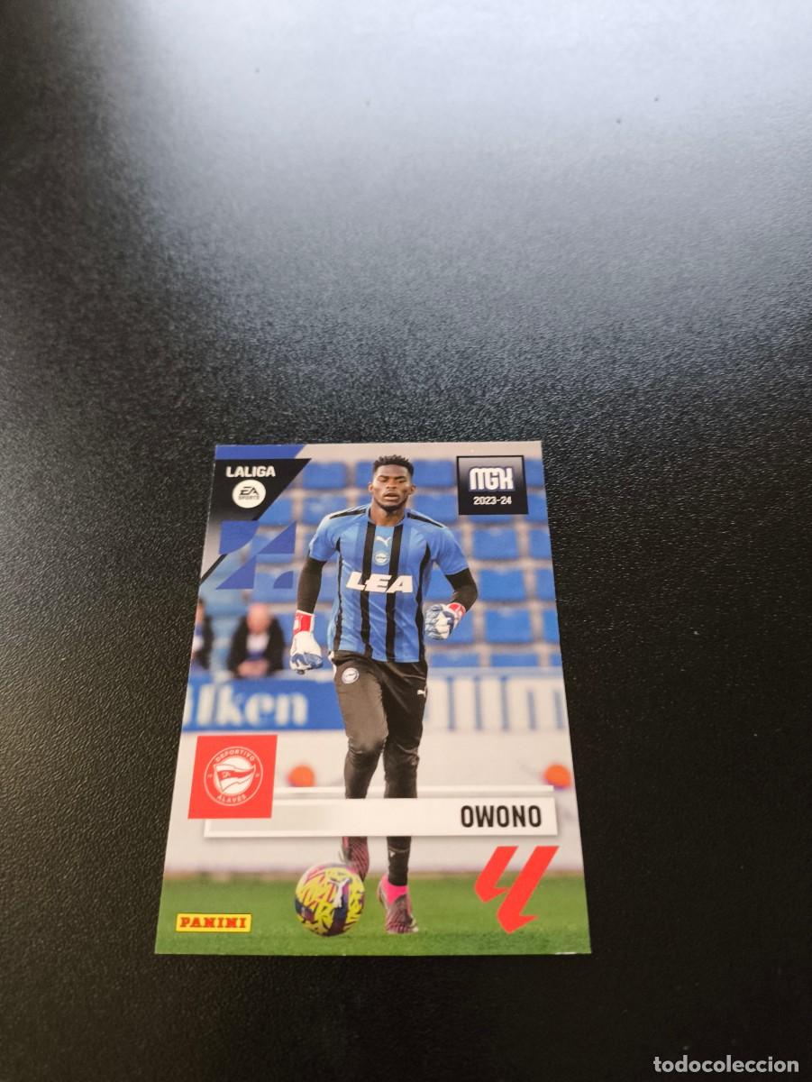 Cromos de f&uacute;tbol: 21 Owono ALAVES PANINI LIGA MEGACRACKS MGK 2023 2024 23 24 NO ESTE
