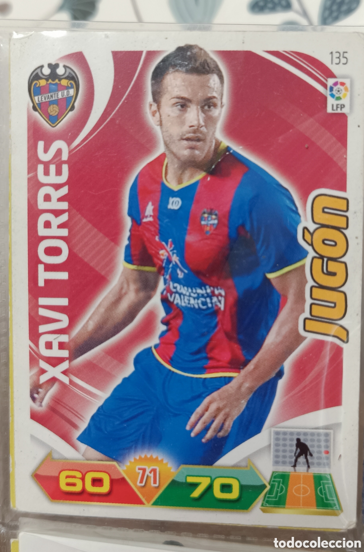 Cromos de f&uacute;tbol: 135 JUGON Xavi Torres adrenalyn 11/12