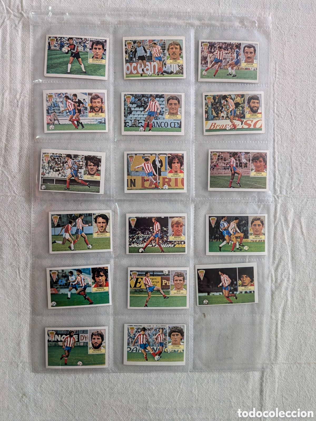 Football Stickers: LOTE DE 17 CROMOS DIFERENTES LIGA 84 85 ESTE. GIJON. EXCELENTE ESTADO
