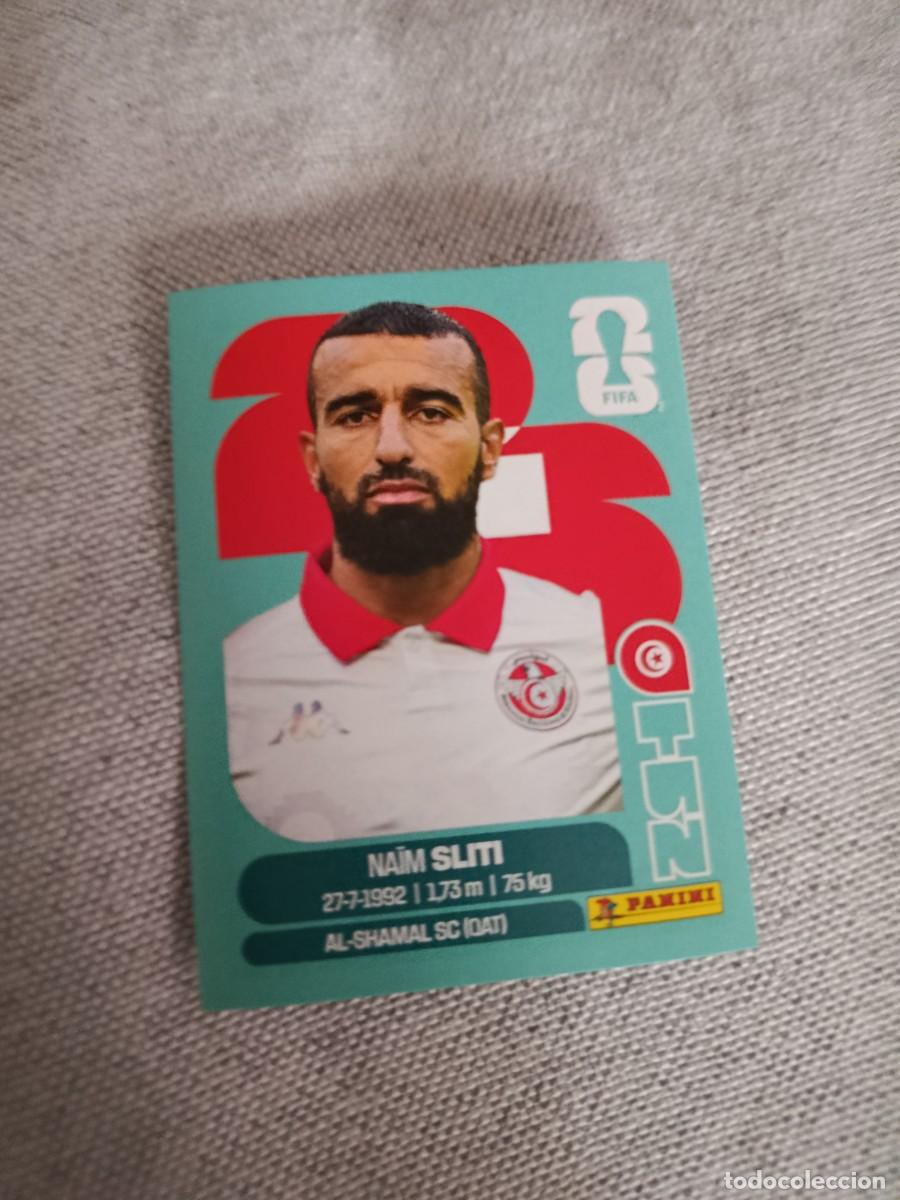 Cromos de Futebol: Mundial Estados Unidos-Mexico-Canad&aacute; 2026. 20- Sliti. T&uacute;nez. Nunca pegado.