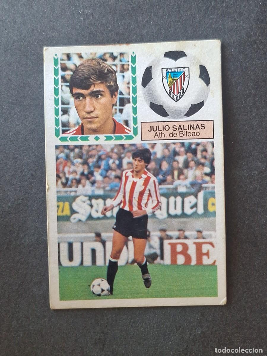Cromos de Futebol: L5 JULIO SALINAS ATHLETIC CLUB DE BILBAO LIGA ESTE 1983 1984 83 84 DESPEGADO RECUPERADO