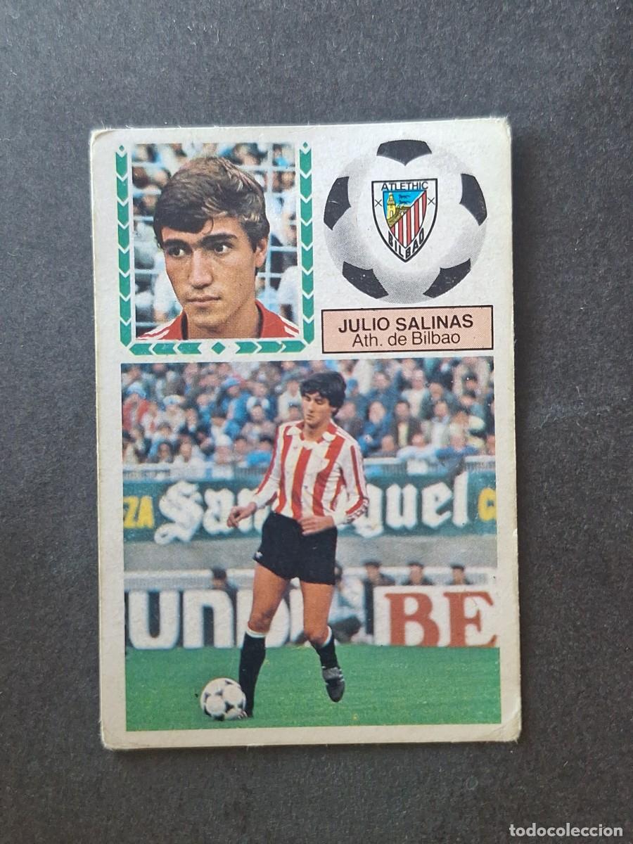 Cromos de Futebol: L5 JULIO SALINAS ATHLETIC CLUB DE BILBAO LIGA ESTE 1983 1984 83 84 DESPEGADO RECUPERADO