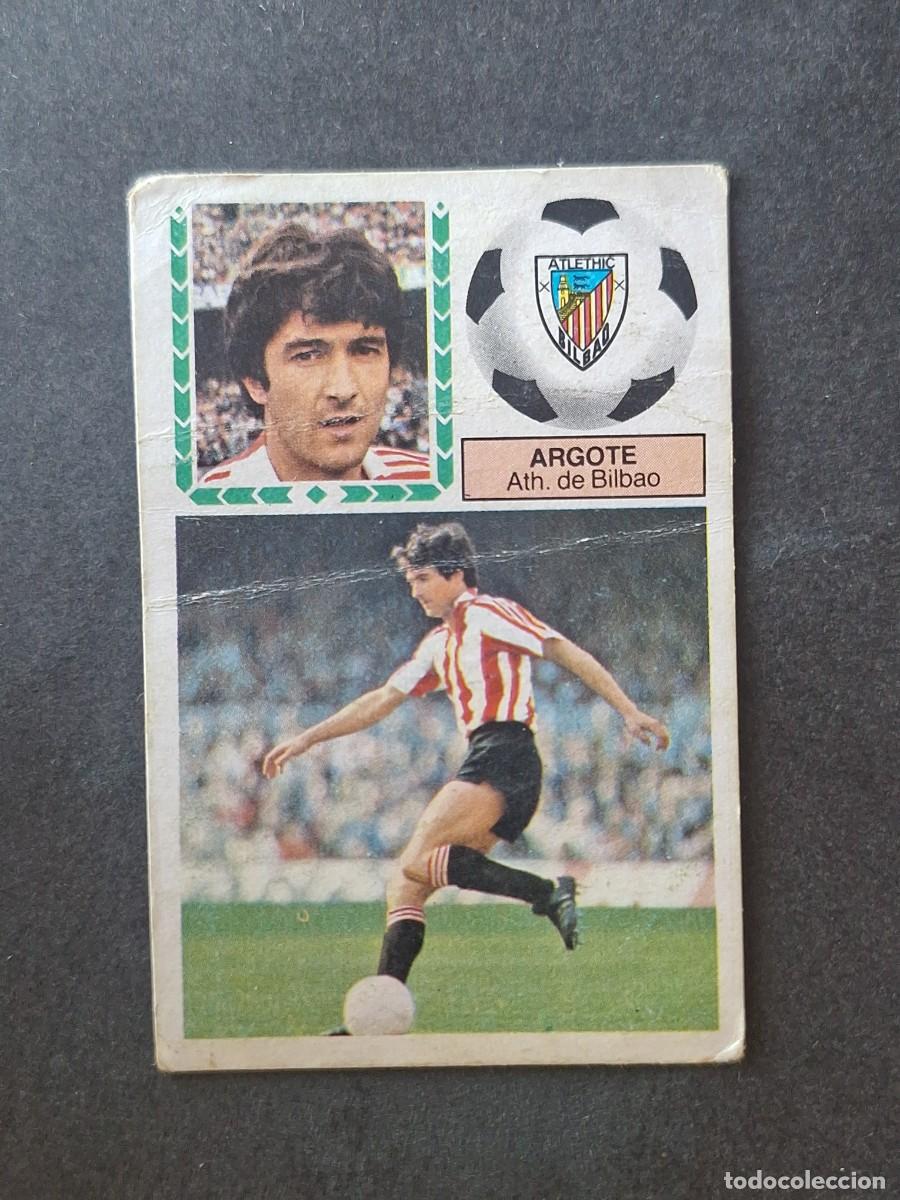 Cromos de Futebol: L5 ARGOTE ATHLETIC CLUB DE BILBAO LIGA ESTE 1983 1984 83 84 DESPEGADO RECUPERADO