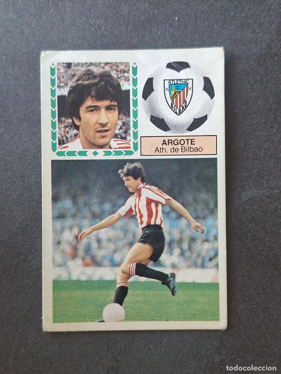 Cromos de Futebol: L5 ARGOTE ATHLETIC CLUB DE BILBAO LIGA ESTE 1983 1984 83 84 DESPEGADO RECUPERADO