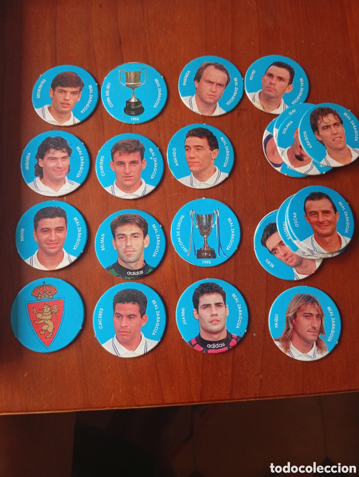 Cromos de f&uacute;tbol: CROMO CROMOS TAZO TAZOS REAL ZARAGOZA HERALDO DE ARAGON RECOPA ( PIDE TUS FALTAS)