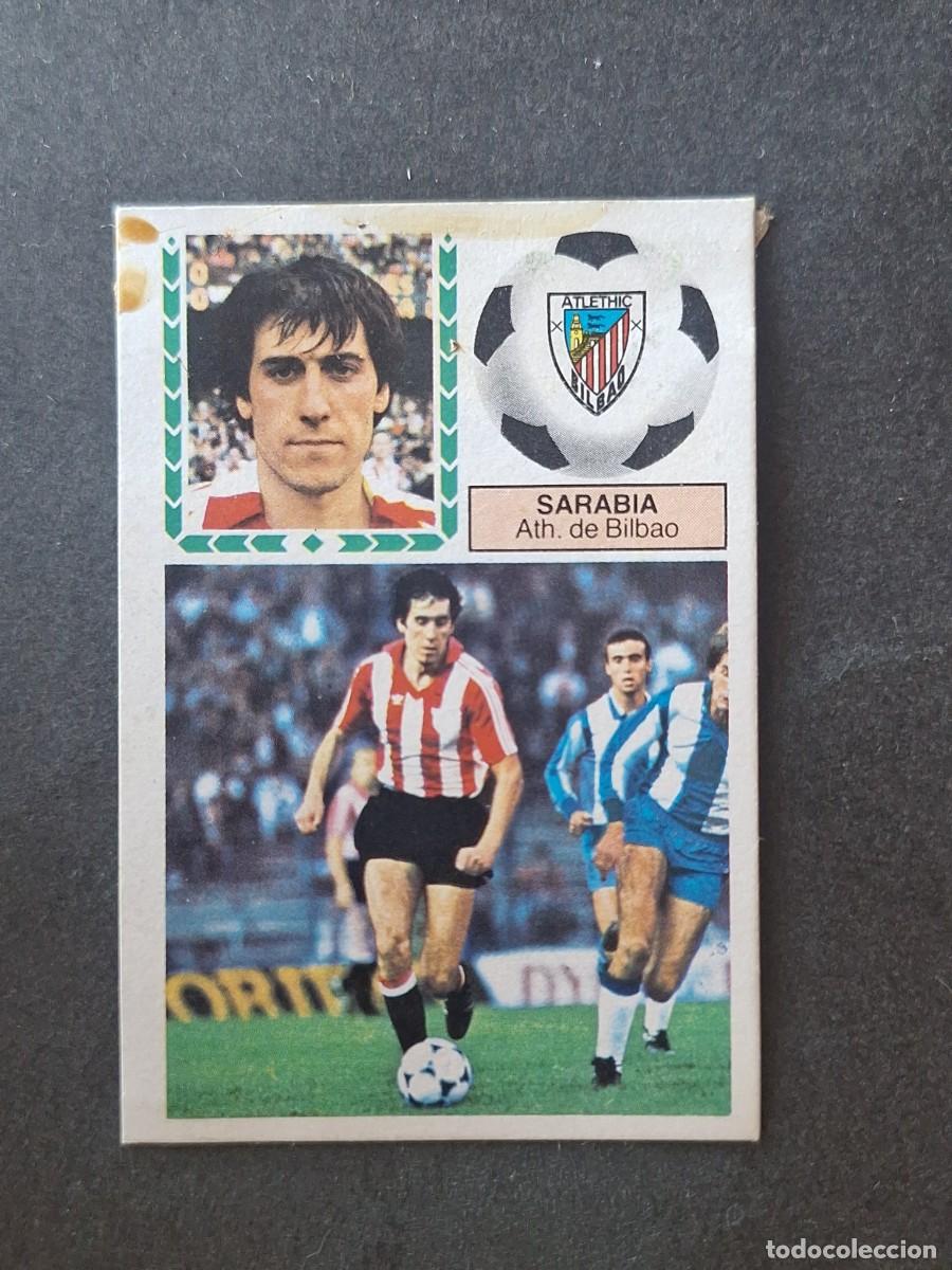 Cromos de f&uacute;tbol: L5 SARABIA ATHLETIC CLUB DE BILBAO LIGA ESTE 1983 1984 83 84 DESPEGADO RECUPERADO