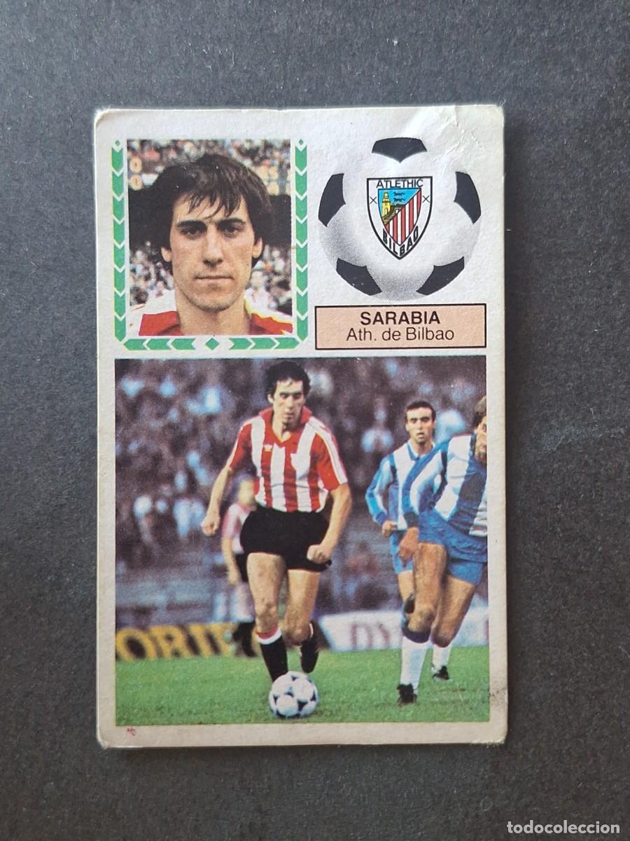 Cromos de f&uacute;tbol: L5 SARABIA ATHLETIC CLUB DE BILBAO LIGA ESTE 1983 1984 83 84 DESPEGADO RECUPERADO