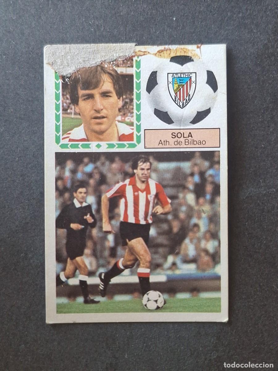 Cromos de f&uacute;tbol: L5 SOLA ATHLETIC CLUB DE BILBAO LIGA ESTE 1983 1984 83 84 DESPEGADO RECUPERADO