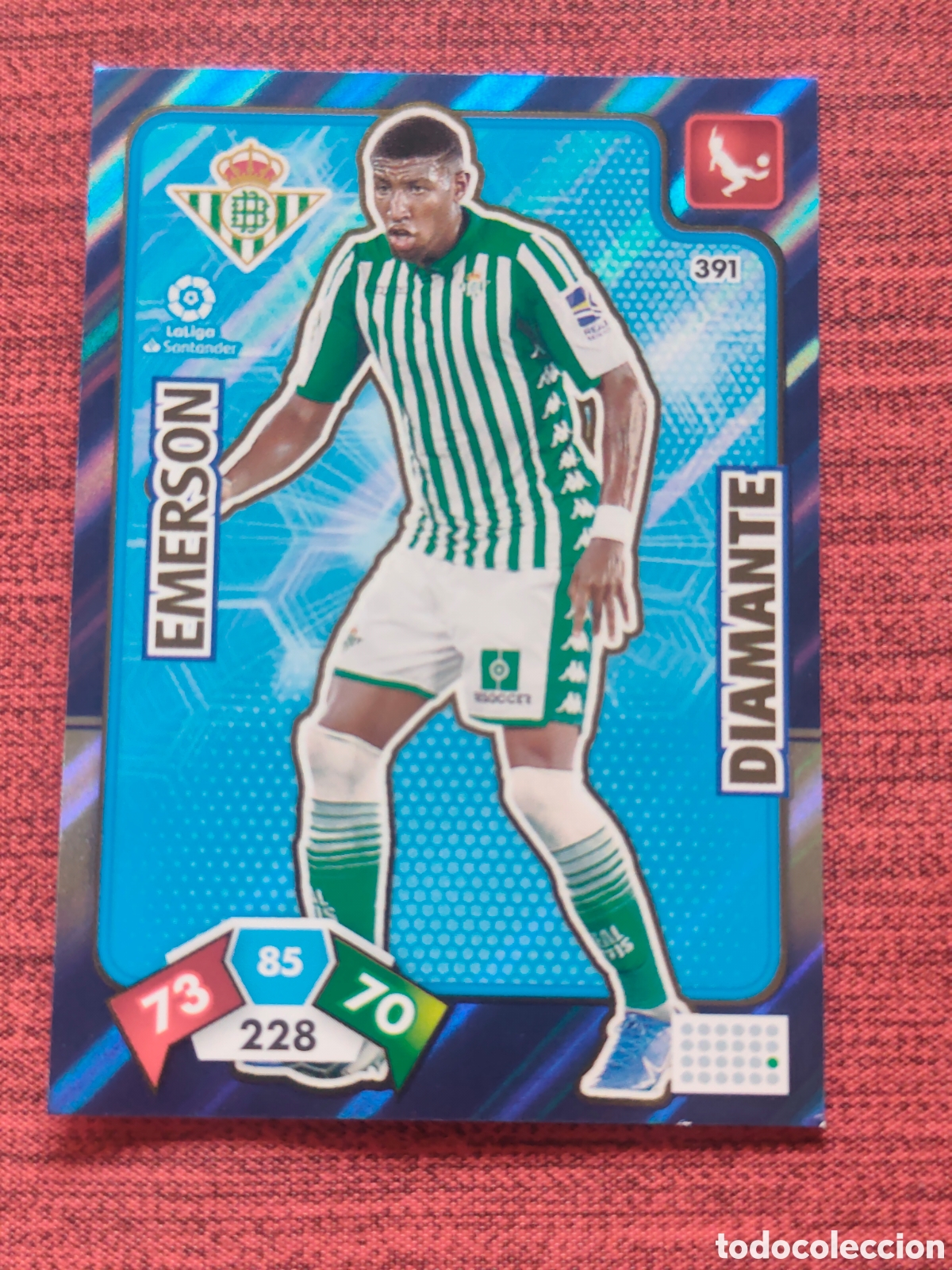 Cromos de f&uacute;tbol: DIAMANTE 391 EMERSON REAL BETIS ADRENALYN XL 2019 2020