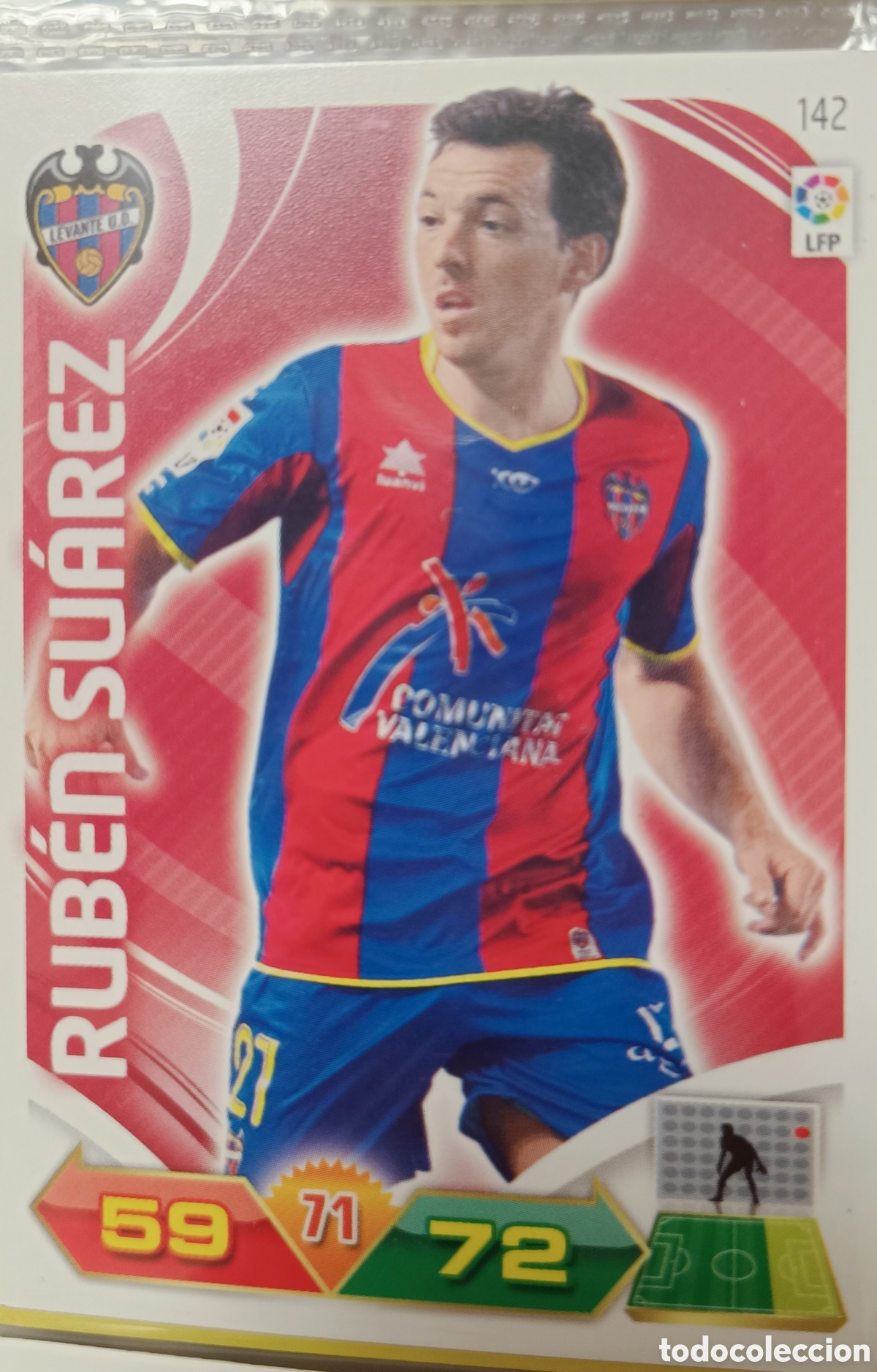 Cromos de f&uacute;tbol: 142 Rub&eacute;n Su&aacute;rez Adrenalyn 11/12