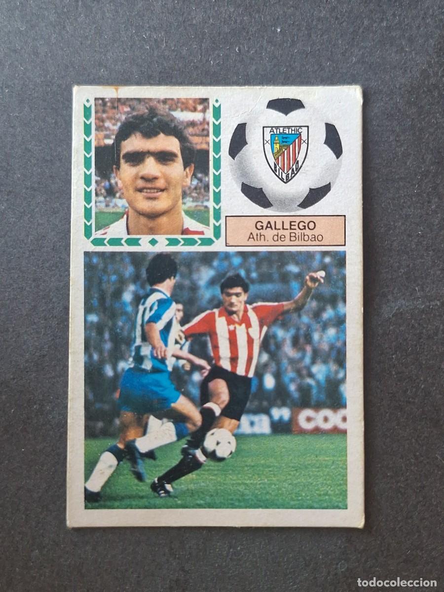 Cromos de f&uacute;tbol: L5 GALLEGO ATHLETIC CLUB DE BILBAO LIGA ESTE 1983 1984 83 84 DESPEGADO RECUPERADO