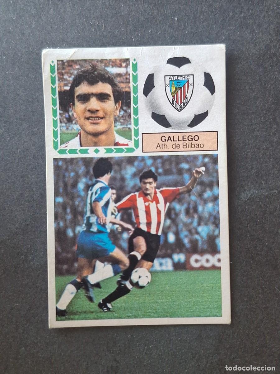 Cromos de f&uacute;tbol: L5 GALLEGO ATHLETIC CLUB DE BILBAO LIGA ESTE 1983 1984 83 84 DESPEGADO RECUPERADO