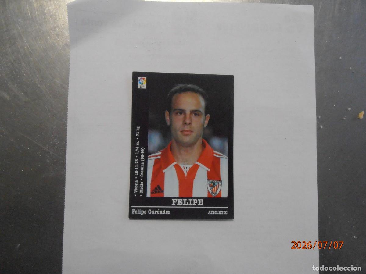 Cromos de f&uacute;tbol: Felipe - Athletic - Panini 178