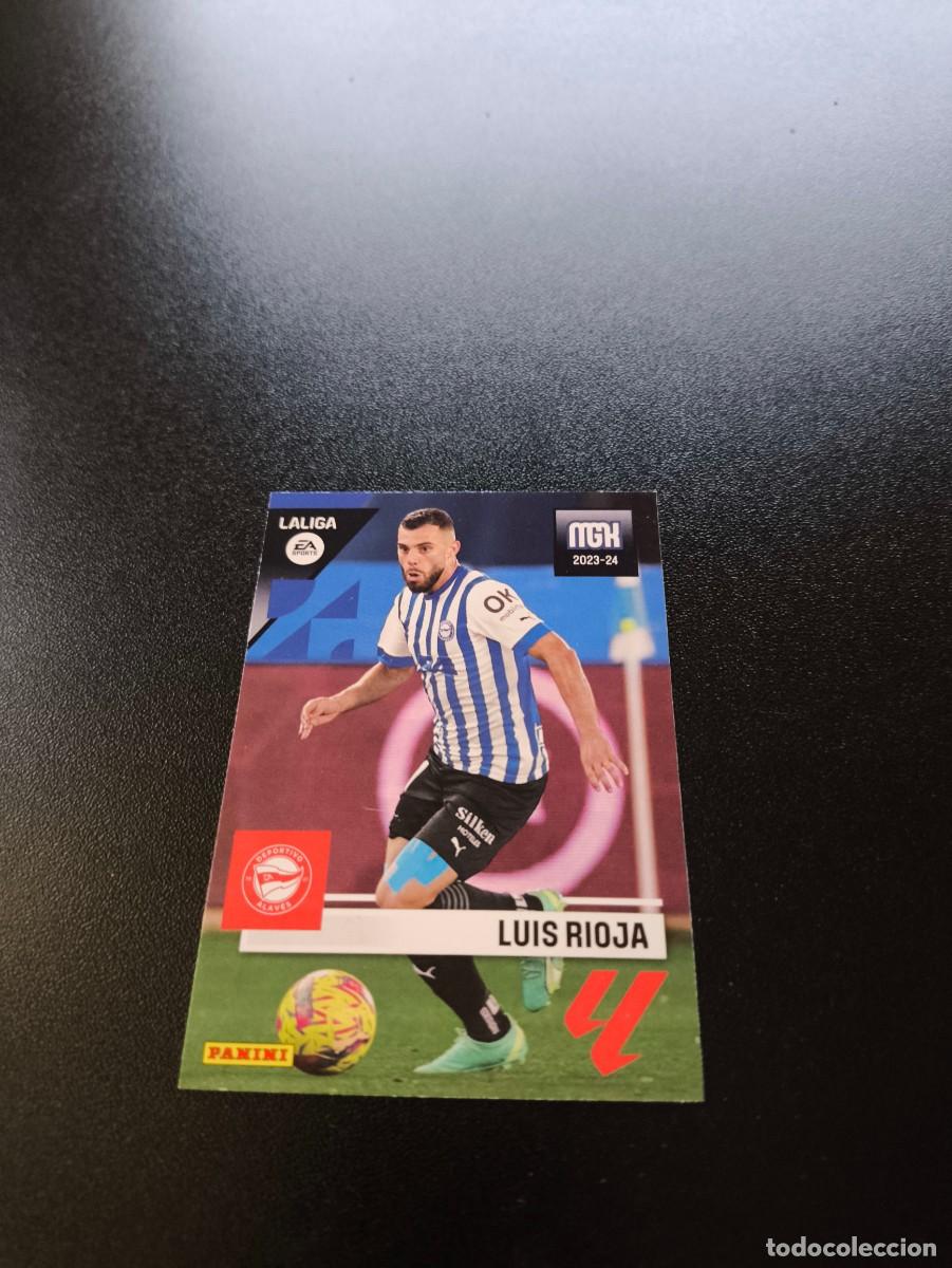 Cromos de f&uacute;tbol: 33 Luis Rioja ALAVES PANINI LIGA MEGACRACKS MGK 2023 2024 23 24 NO ESTE