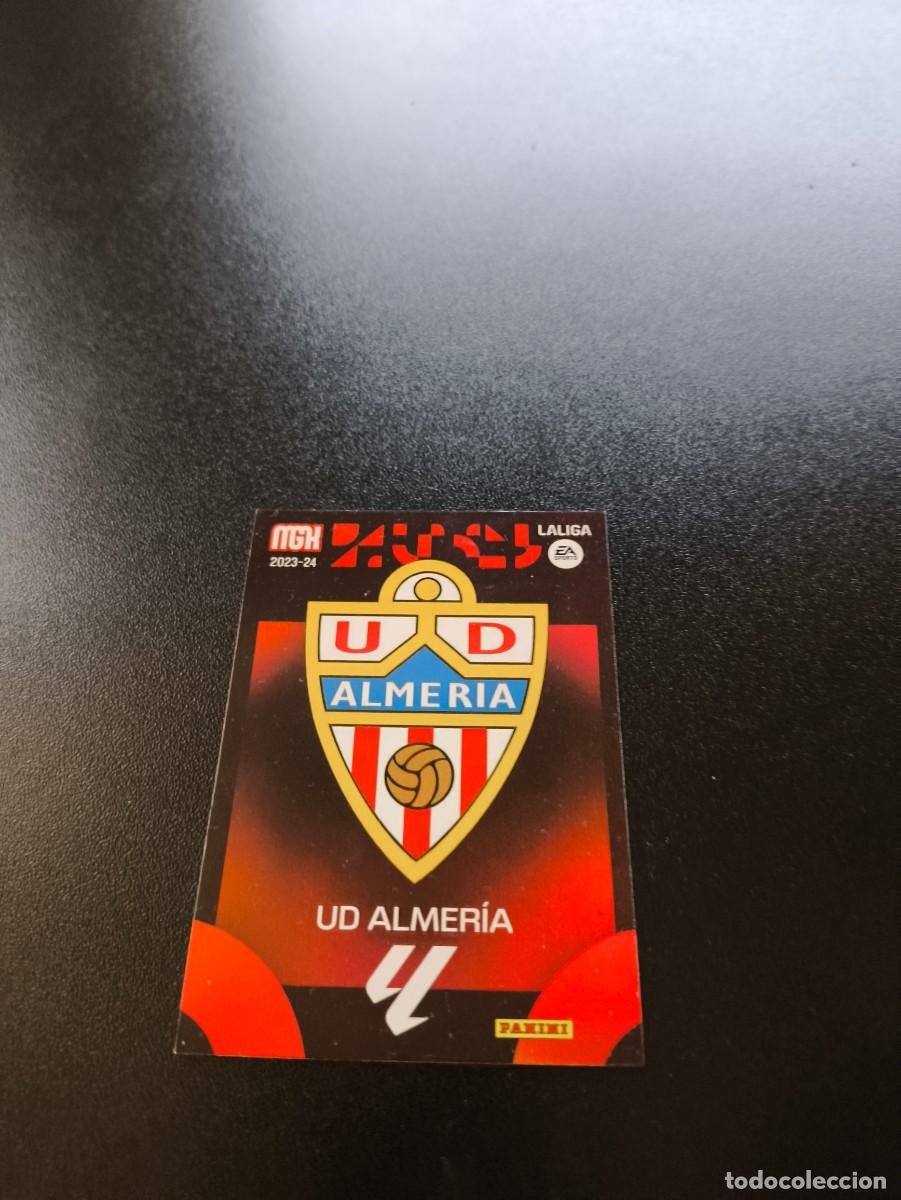 Cromos de f&uacute;tbol: 37 Escudo ALMERIA PANINI LIGA MEGACRACKS MGK 2023 2024 23 24 NO ESTE