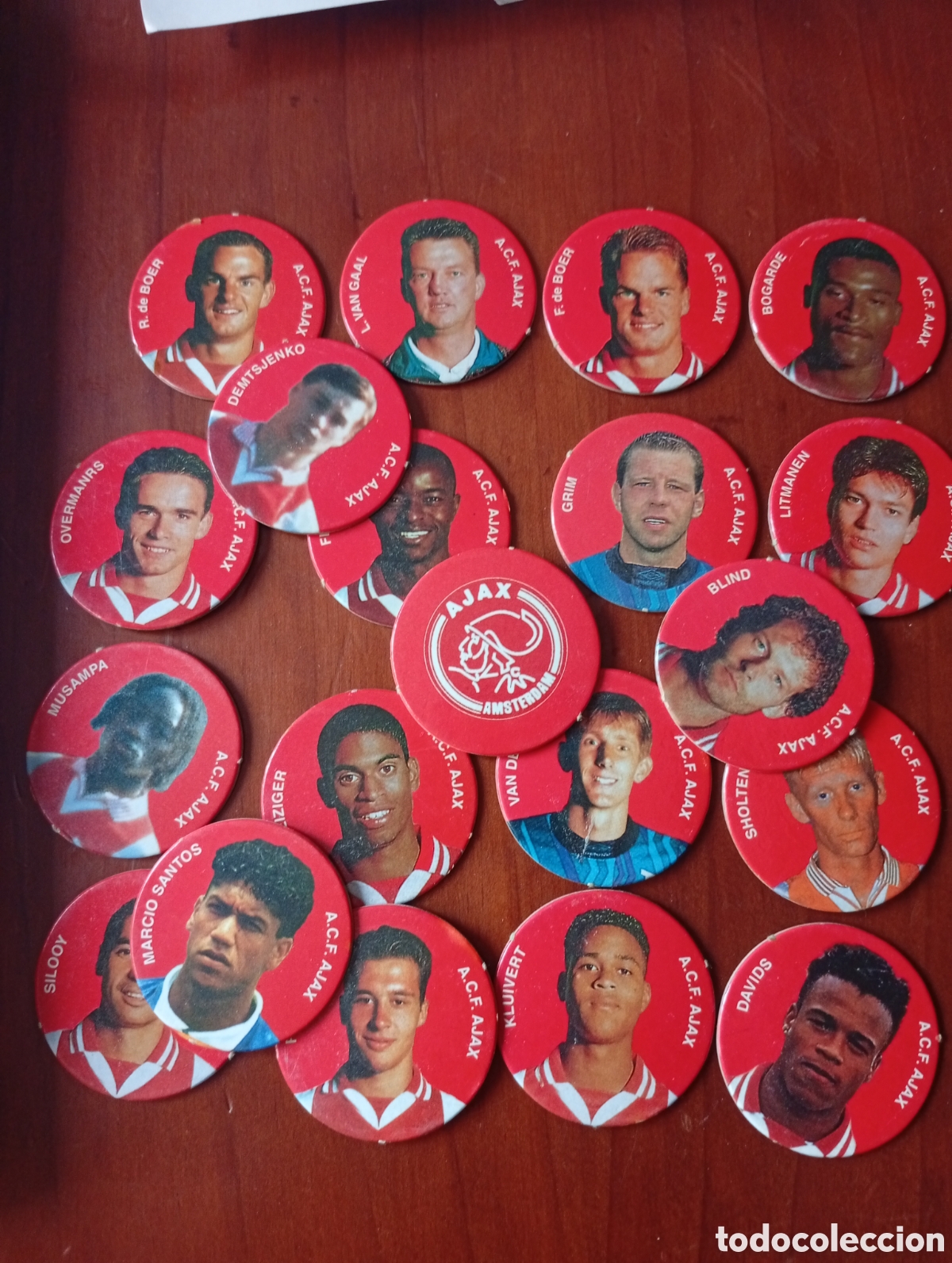 Cromos de f&uacute;tbol: CROMO CROMOS TAZO TAZOS AJAX HERALDO DE ARAGON RECOPA ( PIDE TUS FALTAS)
