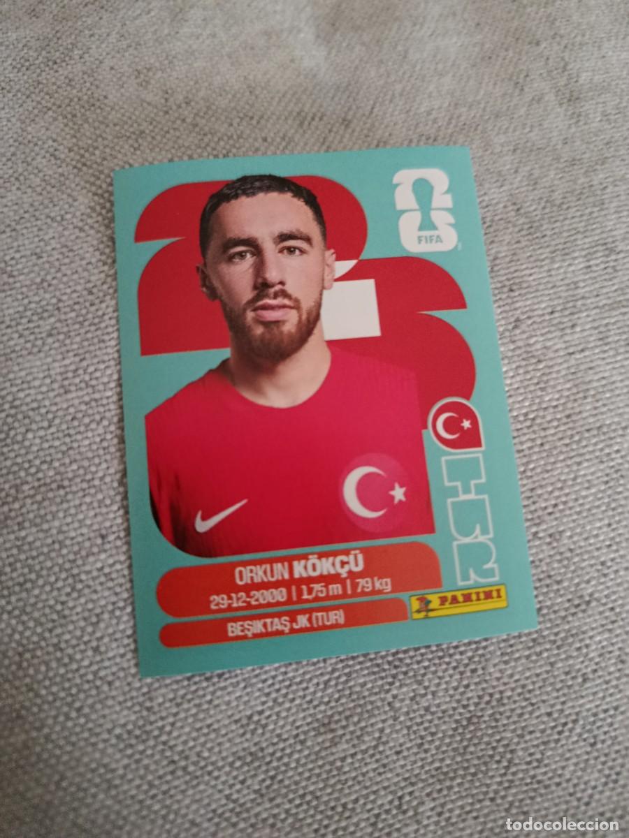 Cromos de f&uacute;tbol: Mundial Estados Unidos-Mexico-Canad&aacute; 2026. 12- K&ouml;k&ccedil;&uuml;. Turqu&iacute;a. Nunca pegado.