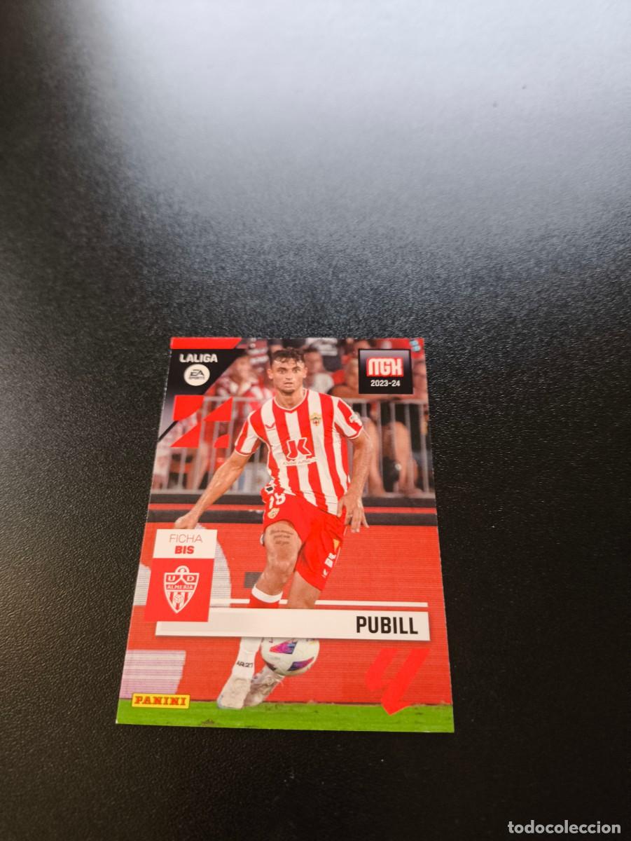 Cromos de f&uacute;tbol: 42 BIS Pubill ALMERIA PANINI LIGA MEGACRACKS MGK 2023 2024 23 24 NO ESTE