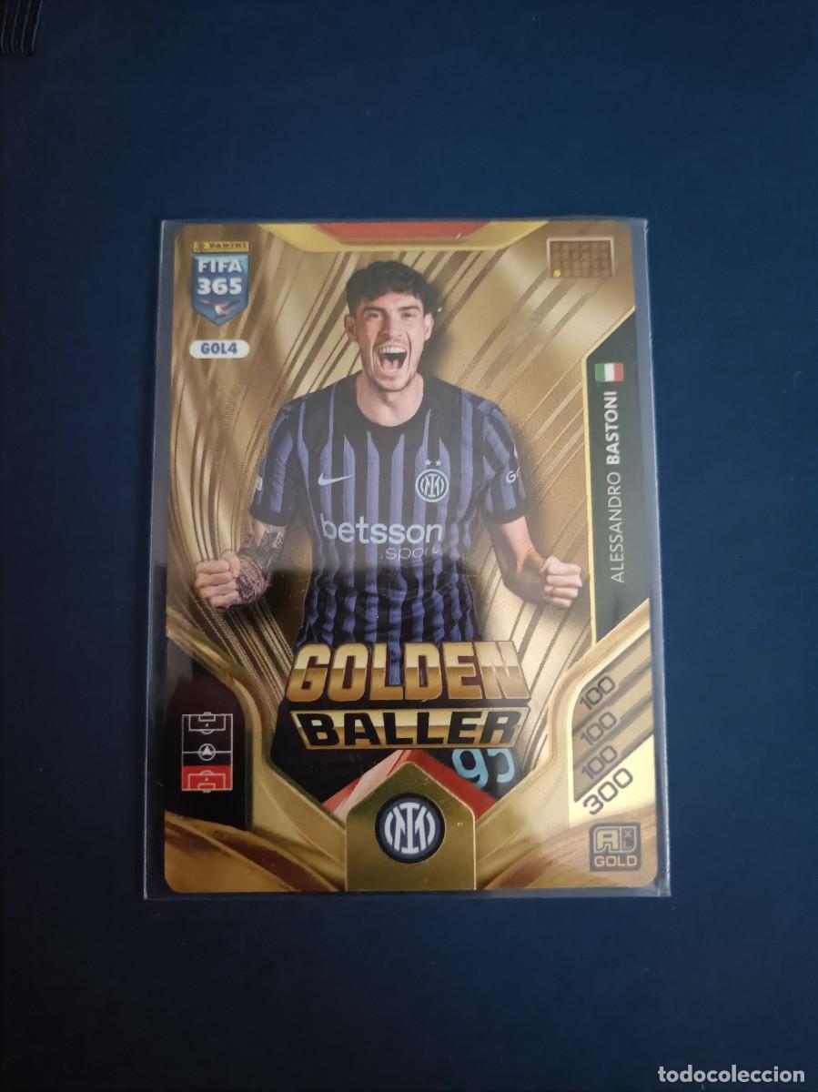 Figurine di Calcio: GOL4 Bastoni golden baller panini adrenalyn xl fifa 365 25 26 2025 2026 Inter de Mil&aacute;n Italia.