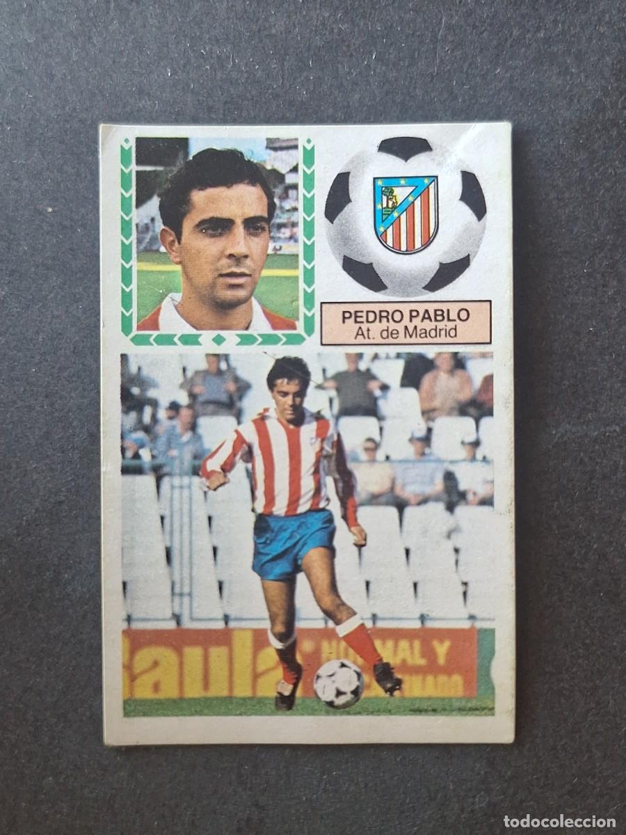 Cromos de f&uacute;tbol: L5 PEDRO PABLO ATLETICO DE MADRID LIGA ESTE 1983 1984 83 84 DESPEGADO RECUPERADO