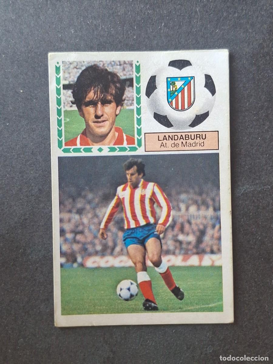 Cromos de f&uacute;tbol: L5 LANDABURU ATLETICO DE MADRID LIGA ESTE 1983 1984 83 84 DESPEGADO RECUPERADO