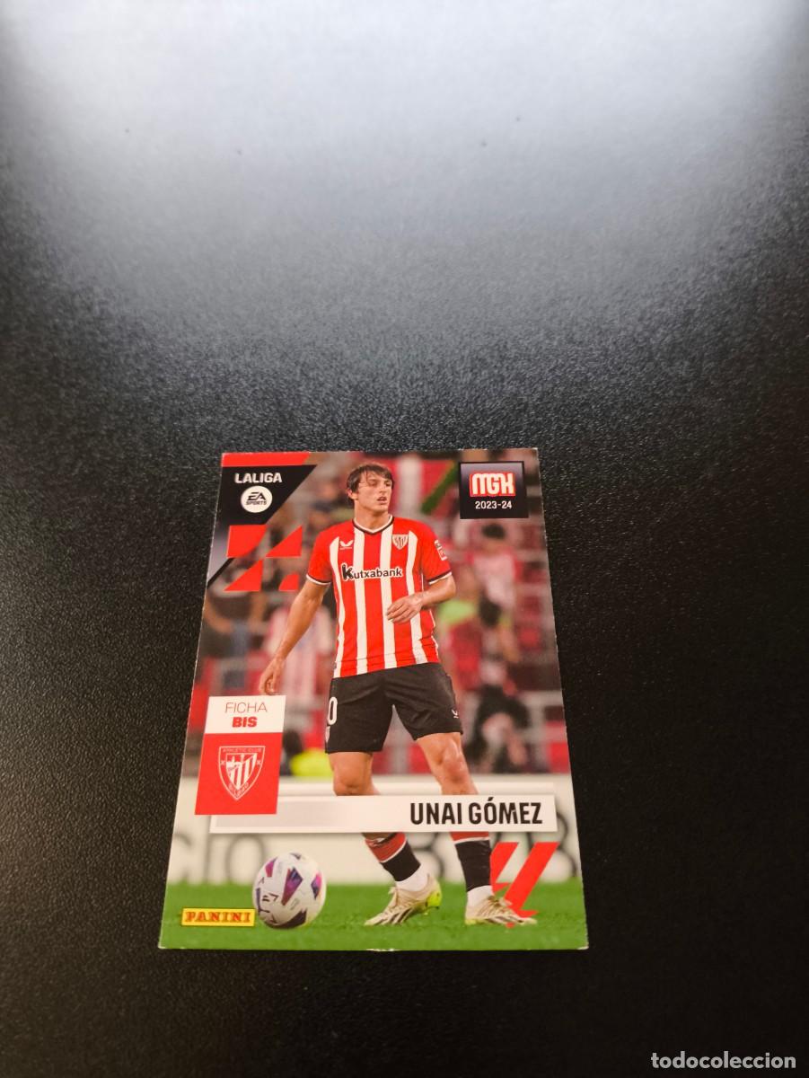 Cromos de f&uacute;tbol: 67 BIS Unai G&oacute;mez ATHLETIC DE BILBAO PANINI LIGA MEGACRACKS MGK 2023 2024 23 24 NO ESTE