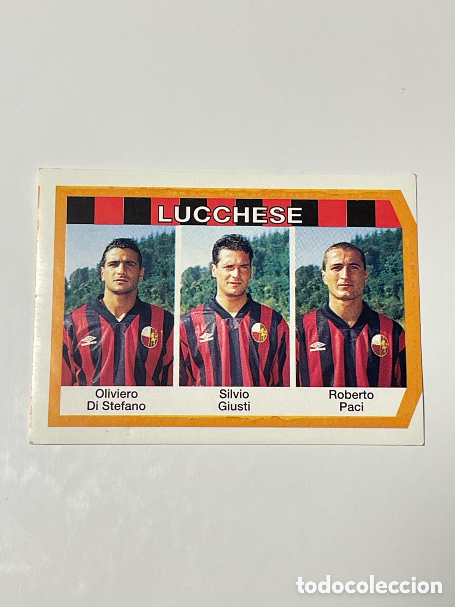 Cromos de f&uacute;tbol: Oliviero Di Stefano- Silvio Giusti - Roberto Paci Lucchese CalcioFlash 93/94 #359