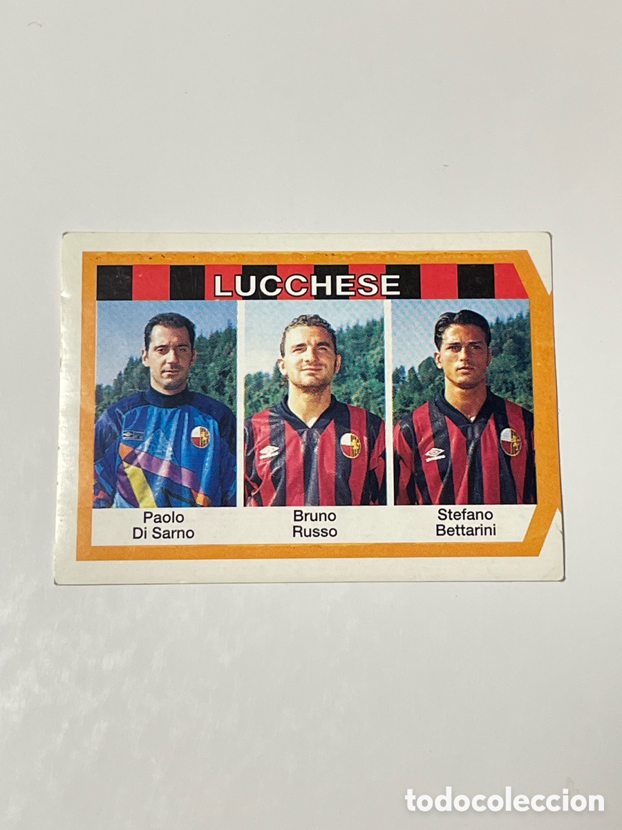 Cromos de f&uacute;tbol: Paolo Di Sarno - Bruno Russo - Stefano Bettarini Lucchese CalcioFlash 93/94 #357