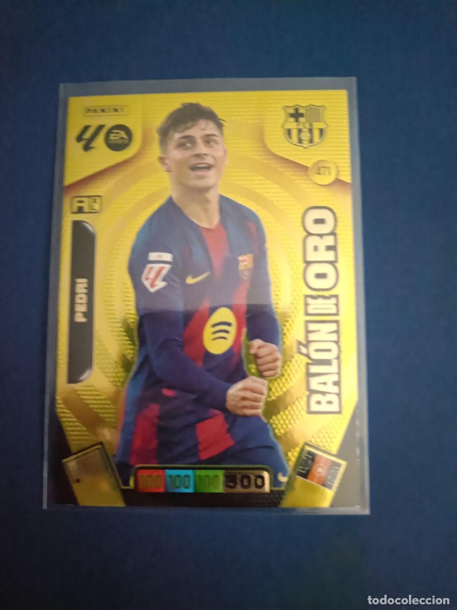 Fu&szlig;ball-Sticker: 471 Pedri bal&oacute;n de oro Adrenalyn xl FC Barcelona panini la liga.