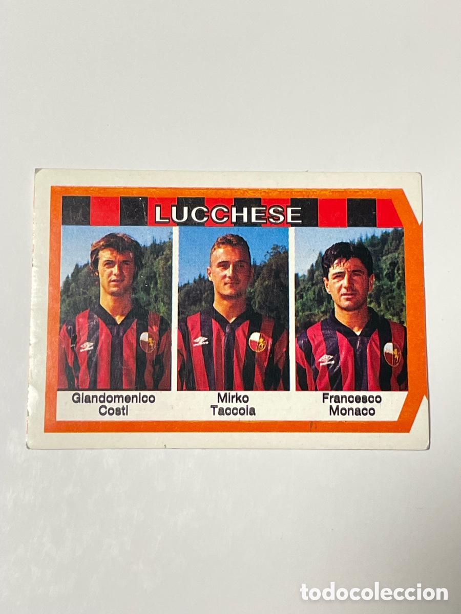 Cromos de f&uacute;tbol: Giandomenico Costi - Mirko Taccola - Francesco Monaco Lucchese CalcioFlash 93/94 #358