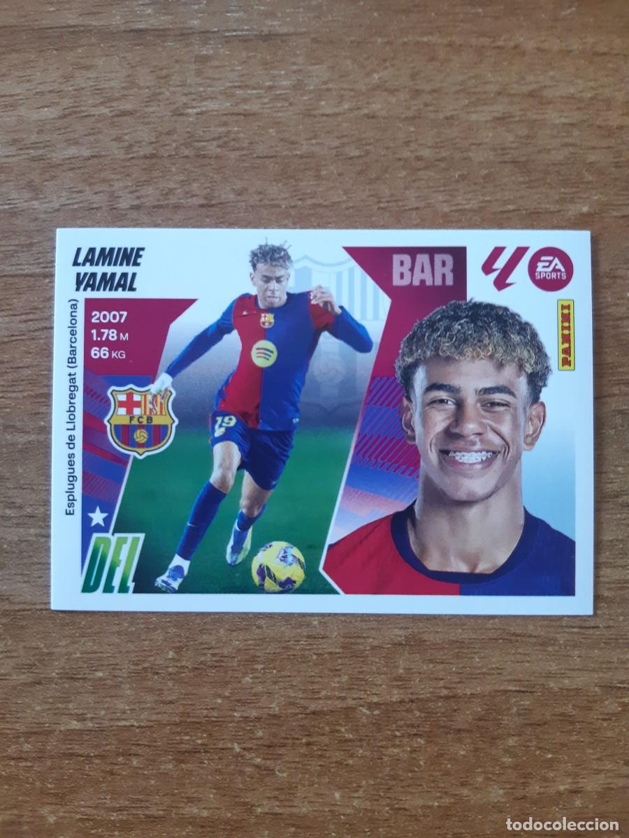Cromos de f&uacute;tbol: N&deg;19 LAMINE YAMAL BARCELONA LIGA ESTE 25-26 2025-2026 PANINI. NUNCA PEGADO, NUEVO