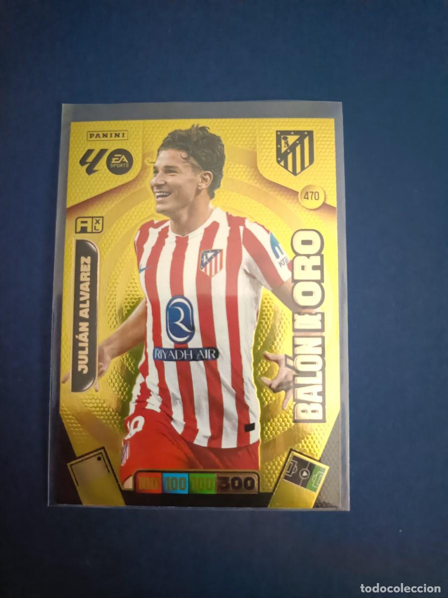 Fu&szlig;ball-Sticker: 470 Juli&aacute;n &Aacute;lvarez bal&oacute;n de oro Adrenalyn xl Atl&eacute;tico de Madrid panini la liga.