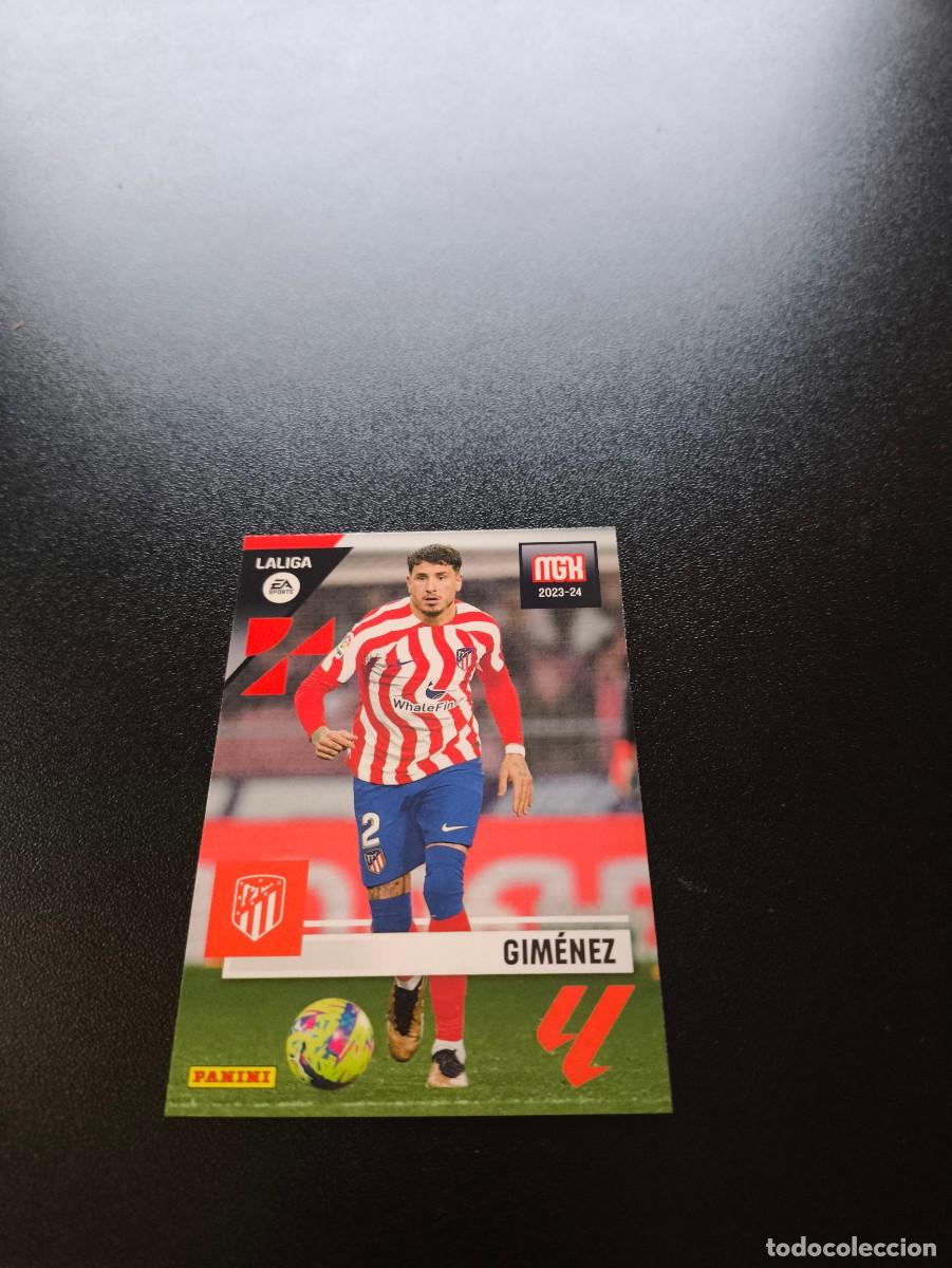 Cromos de f&uacute;tbol: 77 Gimenez ATLETICO DE MADRID PANINI LIGA MEGACRACKS MGK 2023 2024 23 24 NO ESTE
