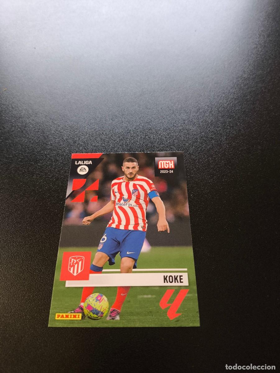 Cromos de f&uacute;tbol: 82 Koke ATLETICO DE MADRID PANINI LIGA MEGACRACKS MGK 2023 2024 23 24 NO ESTE