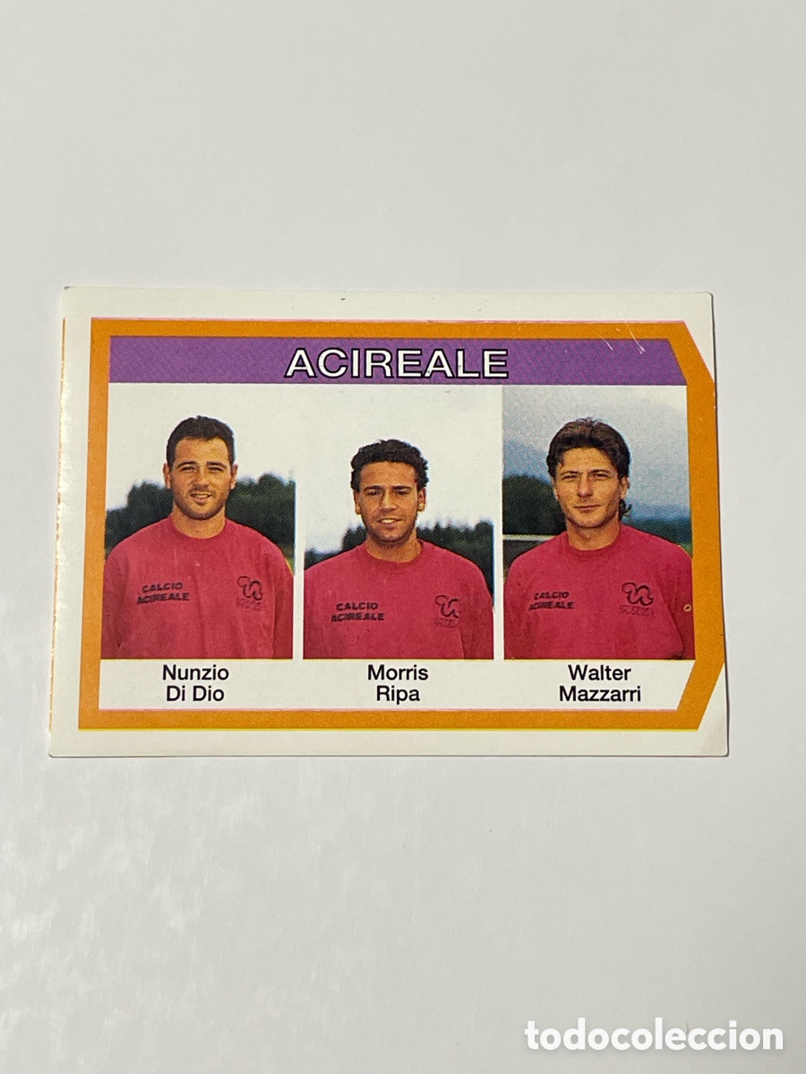 Cromos de f&uacute;tbol: Nunzio Di Dio - Morris Ripa - Walter Mazzarri Acireale #323
