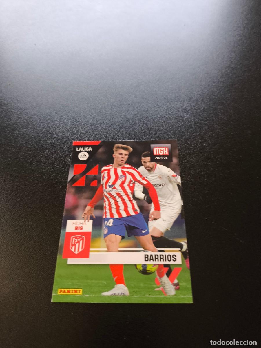 Cromos de f&uacute;tbol: 85 BIS Barrios ATLETICO DE MADRID PANINI LIGA MEGACRACKS MGK 2023 2024 23 24 NO ESTE