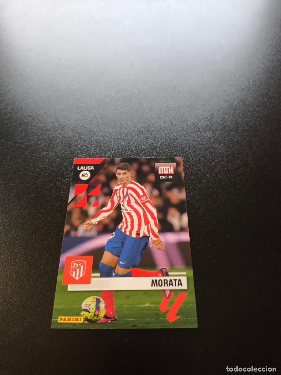 Cromos de f&uacute;tbol: 90 Morata ATLETICO DE MADRID PANINI LIGA MEGACRACKS MGK 2023 2024 23 24 NO ESTE